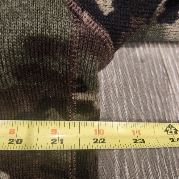 POLO Ralph Lauren Textured Knit Boys Camo Zip Up Size Large - Picture 8 of 8